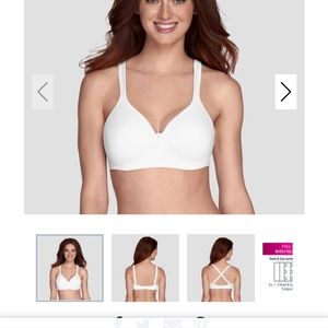 Vanity Fair Full Coverage Body Caress Wirefree bra- Star White 36DD